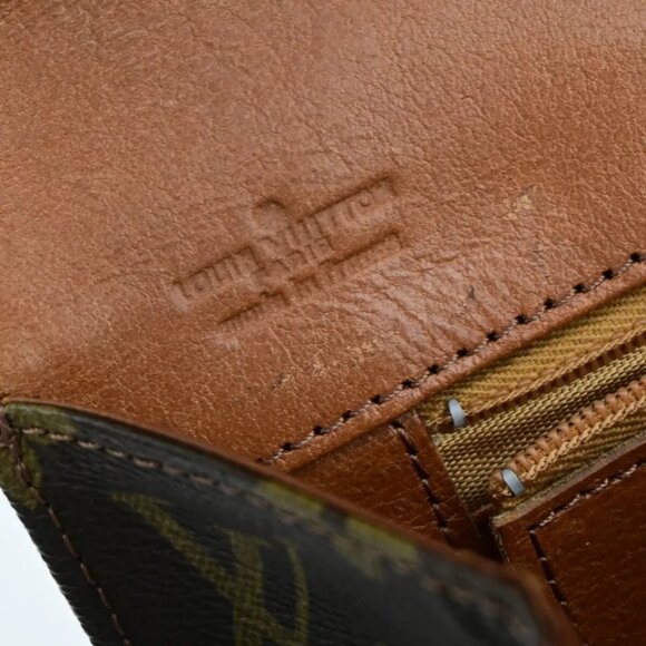 LOUIS VUITTON Pochette Dam GM Clutch Hand Bag Monogram Leather - Picture 2 of 16